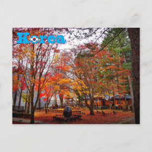 Korea Autumn Postcard