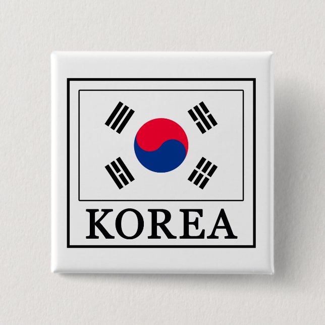 Korea Button (Front)