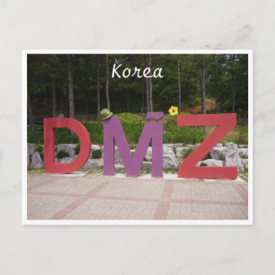korea dmz postcard