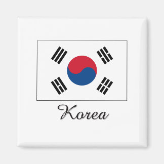 Korea Flag Design Magnet