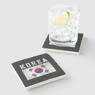 Korea Flag Stone Coaster