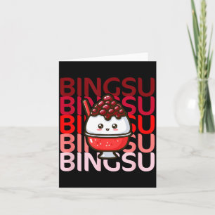 Korea Ice-cream Cute Bingsu Summer Korean Food Card