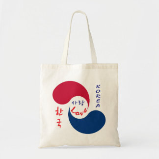 Korea Love Canvas Tote