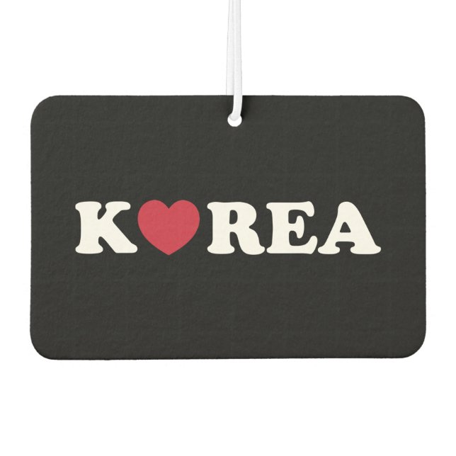 Korea Love Heart Air Freshener (Front)