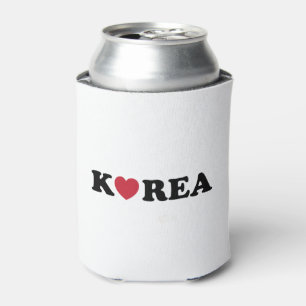 Korea Love Heart Can Cooler