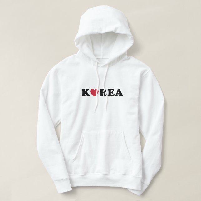 Korea Love Heart Hoodie (Design Front)