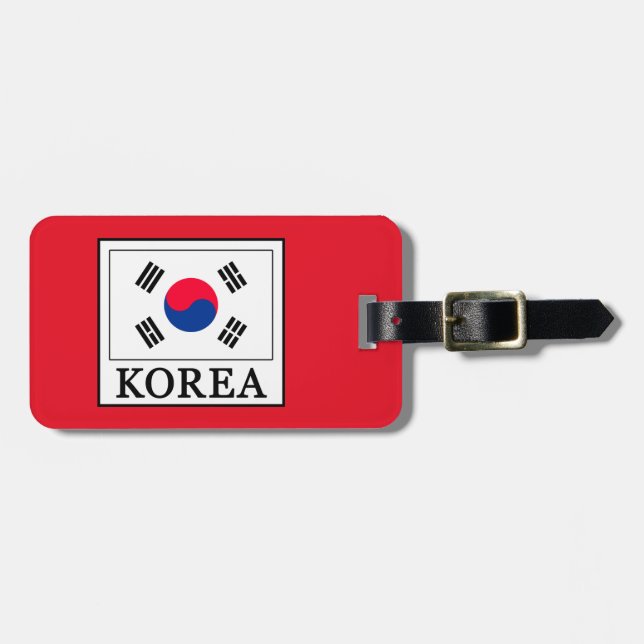 Korea Luggage Tag (Front Horizontal)
