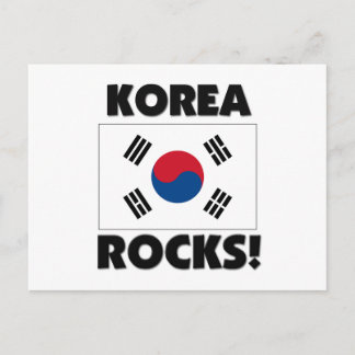 Korea Rocks Postcard