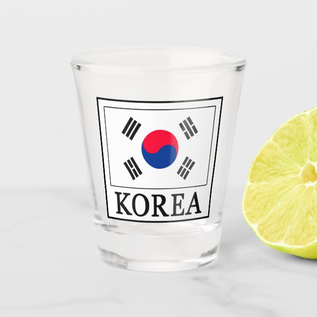 Korea Shot Glass (Front)