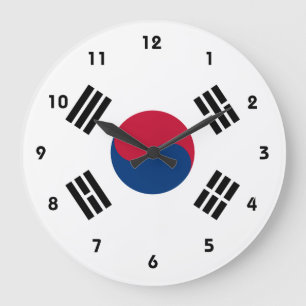 korea south large clock