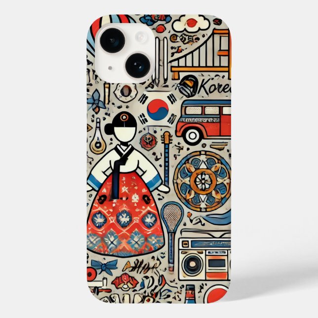 Korea Style IPhone14 Case (Back)