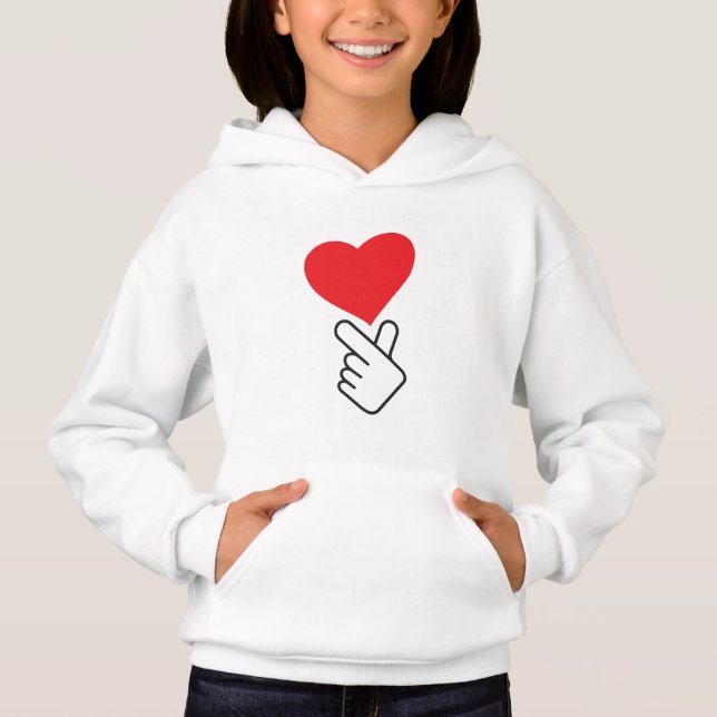 Korea v finger, wave or Korean hand. k-pop (Front)