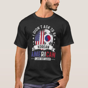 Korean American Countries Flags Pride South Korea T-Shirt