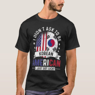 Korean American Countries Flags Pride South Korea T-Shirt