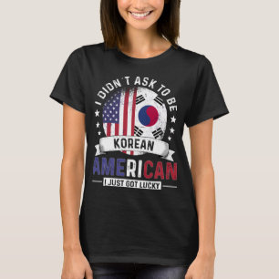 Korean American Flags Pride South Korea Flag T-Shirt