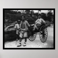 Korean Aristocrat Rickshaw 1910