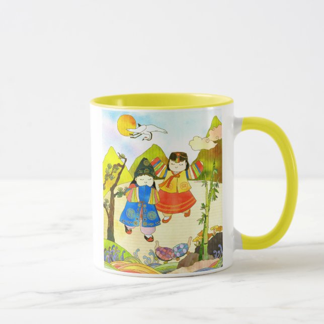 Korean Baby's First Birthday Mug (Right)