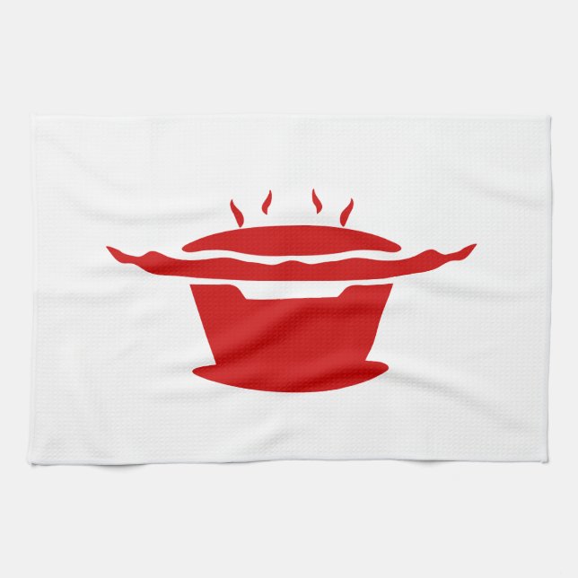 Korean BBQ (고기구이) Sign Tea Towel (Horizontal)