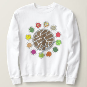 Korean BBQ Barbecue Roast Bulgogi Banchan Food Sweatshirt