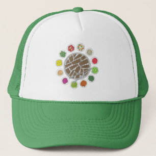 Korean BBQ Barbecue Roast Bulgogi Banchan Food Trucker Hat