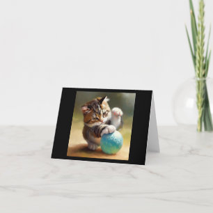 Korean Bobtail Cat  Card