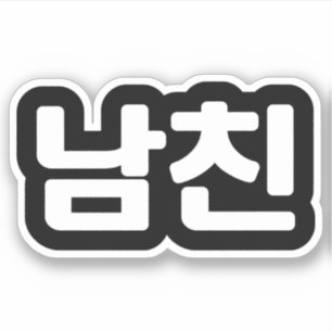 Korean Boyfriend 남친 Namchin   Hangul Language Stic