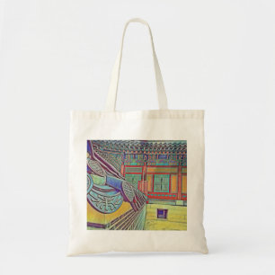 Korean Buddhist temple Tote Bag