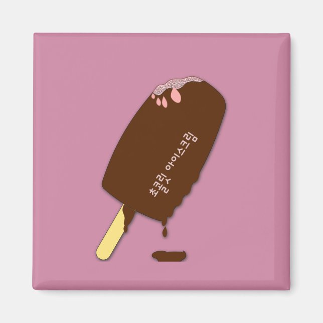 Korean Chocolate Icecream Magnet (Front)