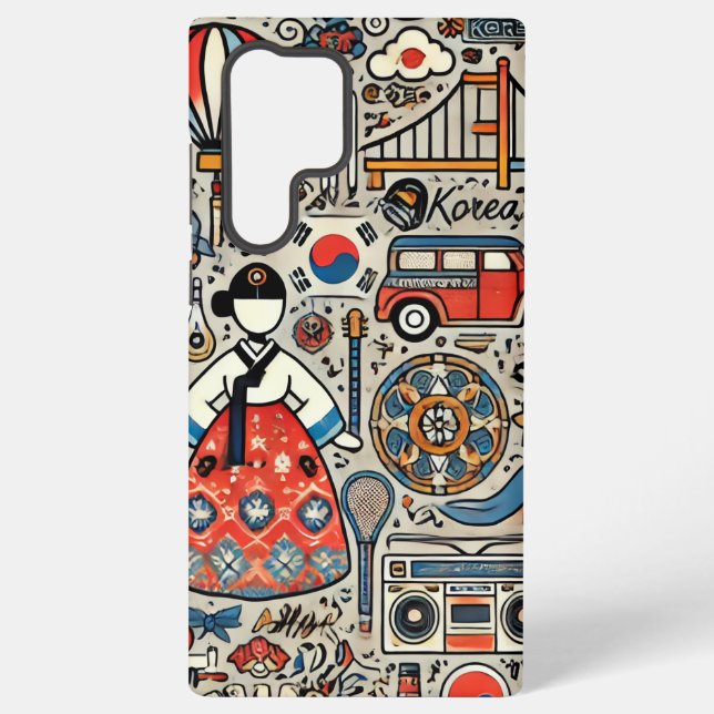 Korean Culture Inspired Galaxy S22 Ultra Case (Back)