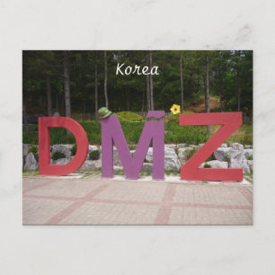 korean dmz postcard