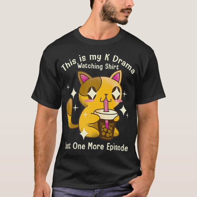 Korean Drama Kdrama Finger Heart Design chill  T-Shirt (Front)