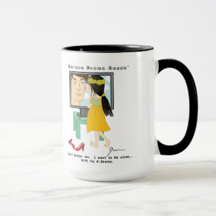 Korean Drama Queen™ K-Drama Mug "Don't Bother Me"