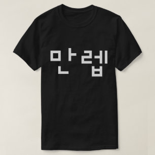 Korean Expert 만렙 Manleb   Hangul Language T-Shirt