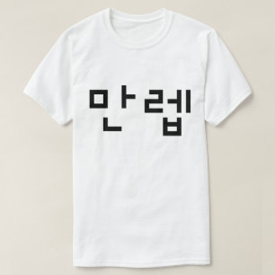 Korean Expert 만렙 Manleb   Hangul Language T-Shirt