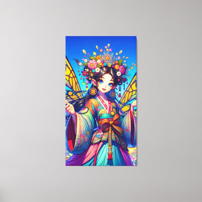 Korean Fairy Canvas Print (Front)