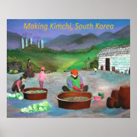 Korean Family Making Kimchi 김치