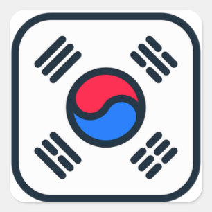 Korean flag instagram icon sticker