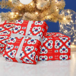 Korean Flag & South Korea gifts /sports fans Wrapp Wrapping Paper<br><div class="desc">Wrapping Paper: South Korea & Hearts,  Seoul - love my country and Korean flag for national patriots / sports fans</div>