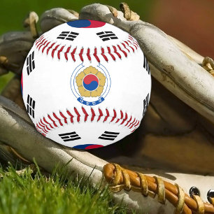 Korean Flag & South Korea sports / Baseball Balls