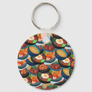 Korean food keychain