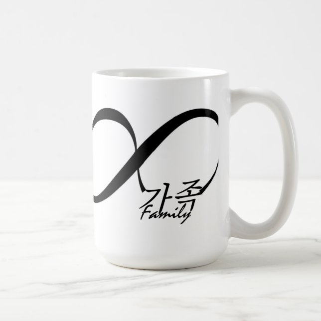 Korean Forever Family Coffee Mug (Right)