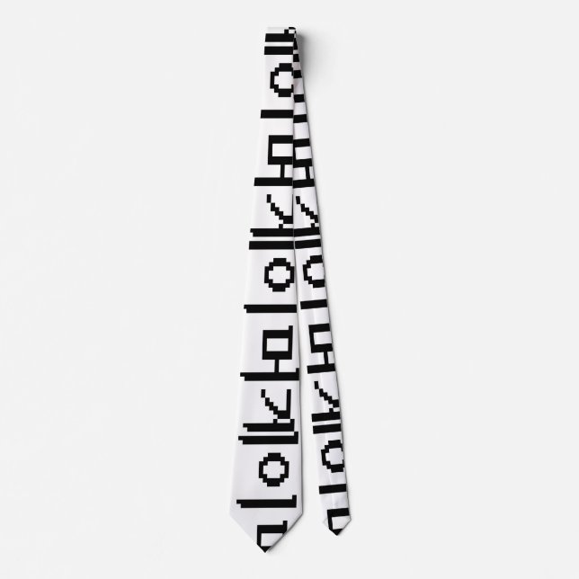 Korean Gamer 게이머 Tie (Front)