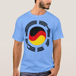 Korean German Multinational Patriot Flag Series T-Shirt