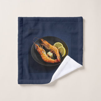 Korean Grilled King Prawn (Daegae Gui) Wash Cloth