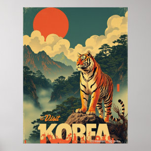 Korean Guardian Tiger Poster