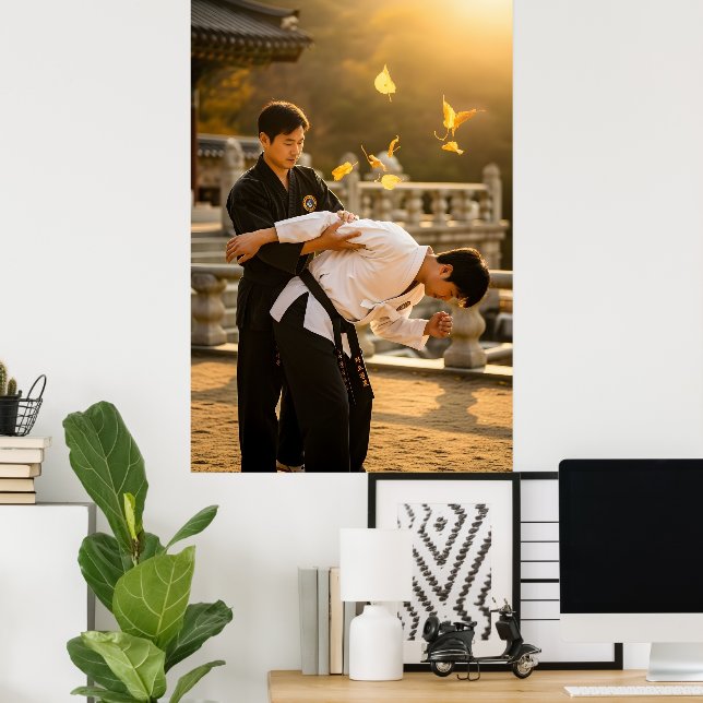 Korean Hapkido Self Defence Poster (Home Office)