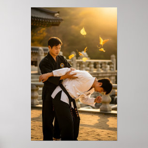 Korean Hapkido Self Defence Poster