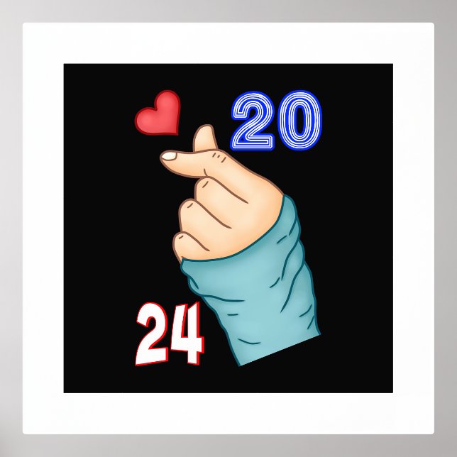 Korean Heart 2024 Foil Prints (Front)