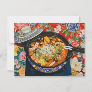 Korean Hot Pot Postcard