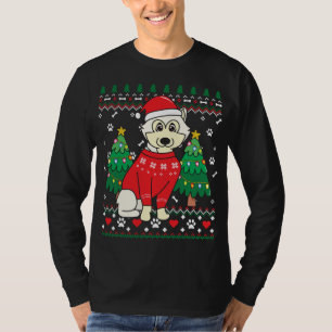 Korean Jindo Christmas Ornament Tree Xmas Dog Mum T-Shirt
